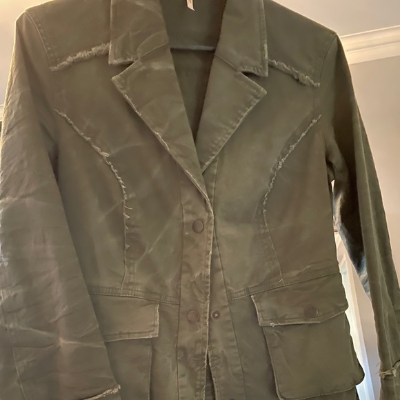 Free people utility distressed jacket - Picture 4 of 5